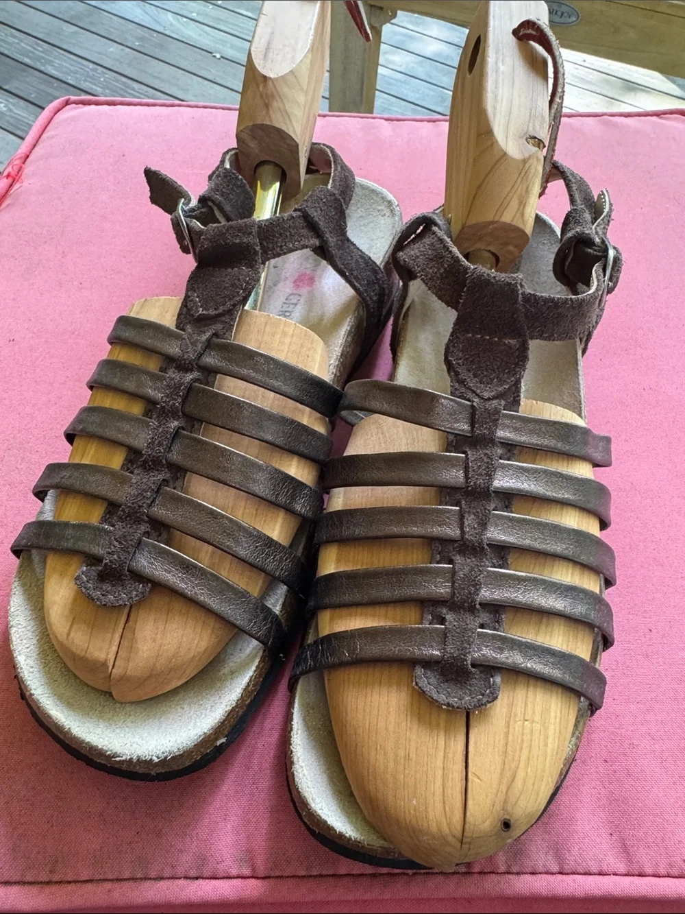 Haflinger Women’s brown leather sandals size 39